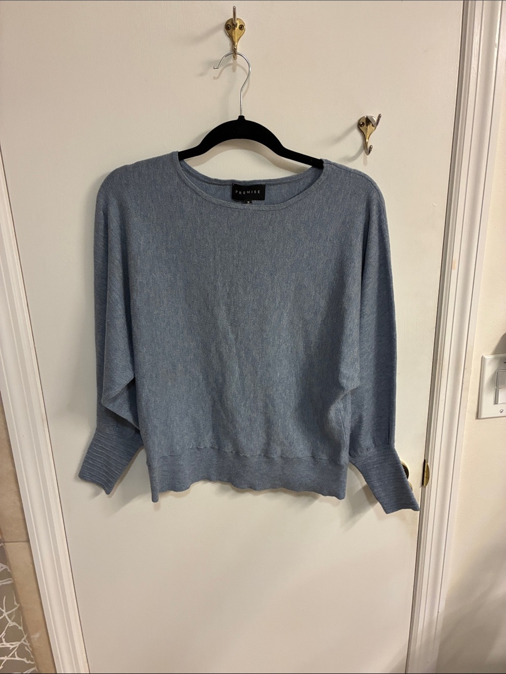 Premise Light Blue Crewneck Sweater Sz M